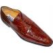 Matteo & Massimo "President" CH31Moc Cognac Genuine All-Over Alligator Shoes